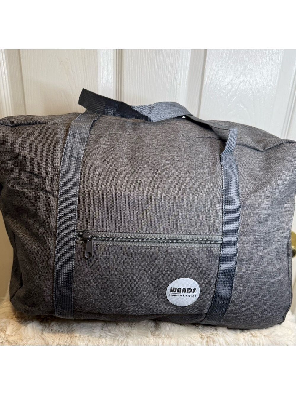 WANDF TRAVEL DUFFEL BAG UNDER SEAT FOLDABLE, CARRY-ON LUGGAGE